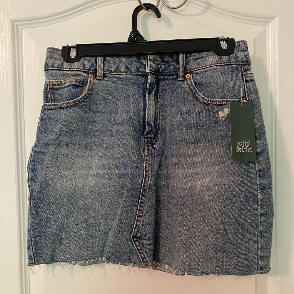 Wild Fable Denim Mini Skirt